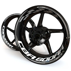 CBR600RR Wheel Stickers - "Checker"