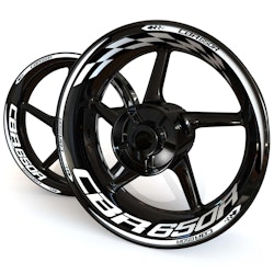CBR650R Wheel Stickers - "Checker"