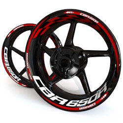 CBR650R Wheel Stickers - "Checker"