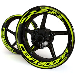CBR900RR Wheel Stickers - "Checker"