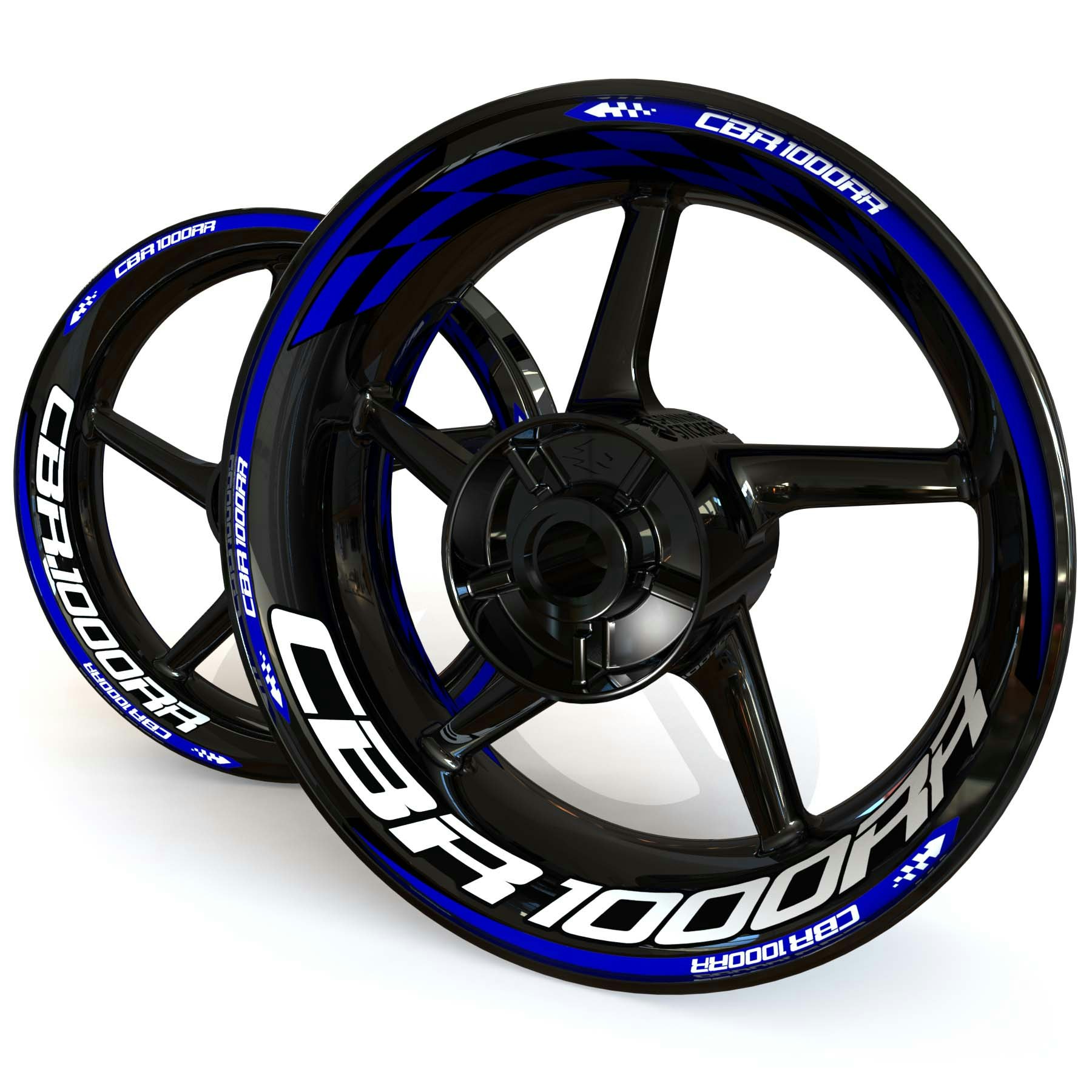 CBR1000RR Wheel Stickers - "Checker"