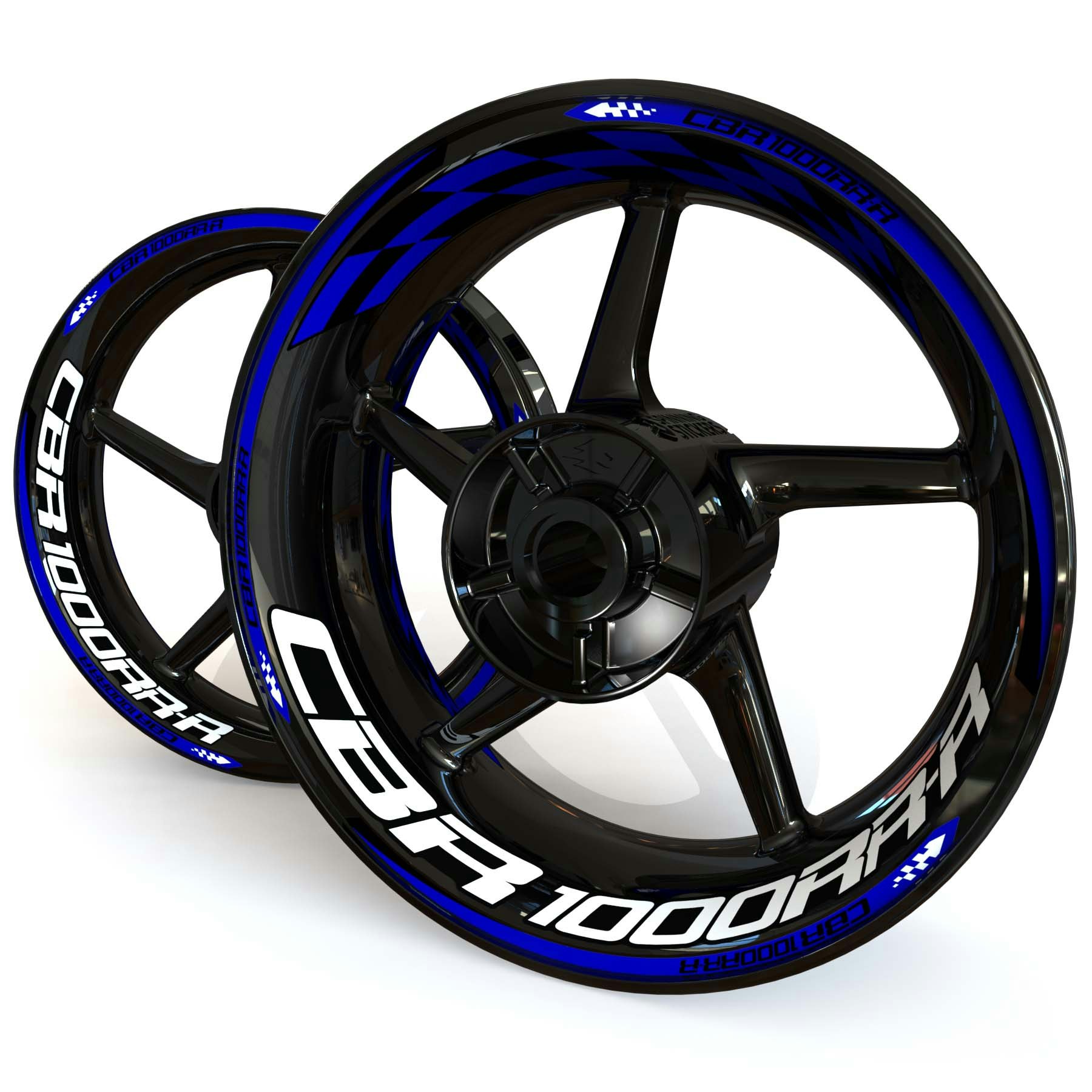 CBR1000RR-R Wheel Stickers - "Checker"