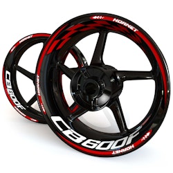 CB600F Wheel Stickers - "Checker"
