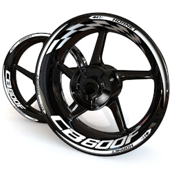 CB600F Wheel Stickers - "Checker"
