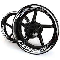 CB650F Wheel Stickers - "Checker"