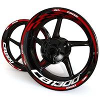 CB1300 Wheel Stickers - "Checker"