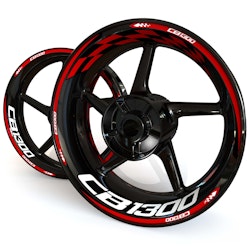 CB1300 Wheel Stickers - "Checker"
