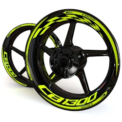 CB1300 Wheel Stickers - "Checker"