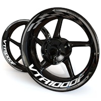 VTR1000F Adhesivos para llantas - "Checker"