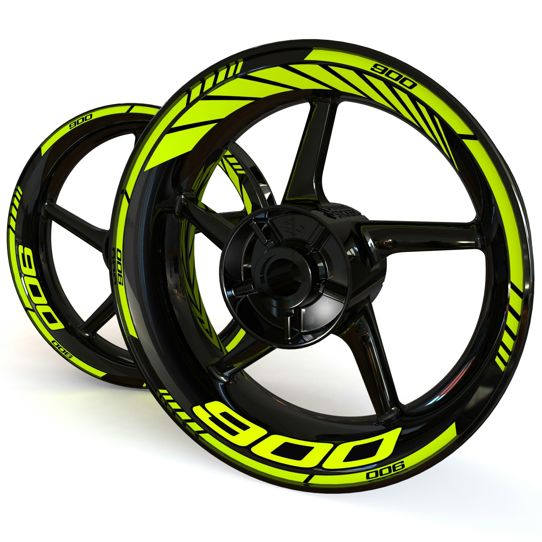 Wheel Stickers - Fits Z900 - "Classic"