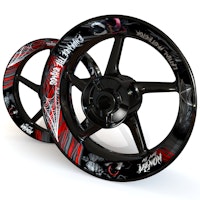 "Venom" Wheel Stickers