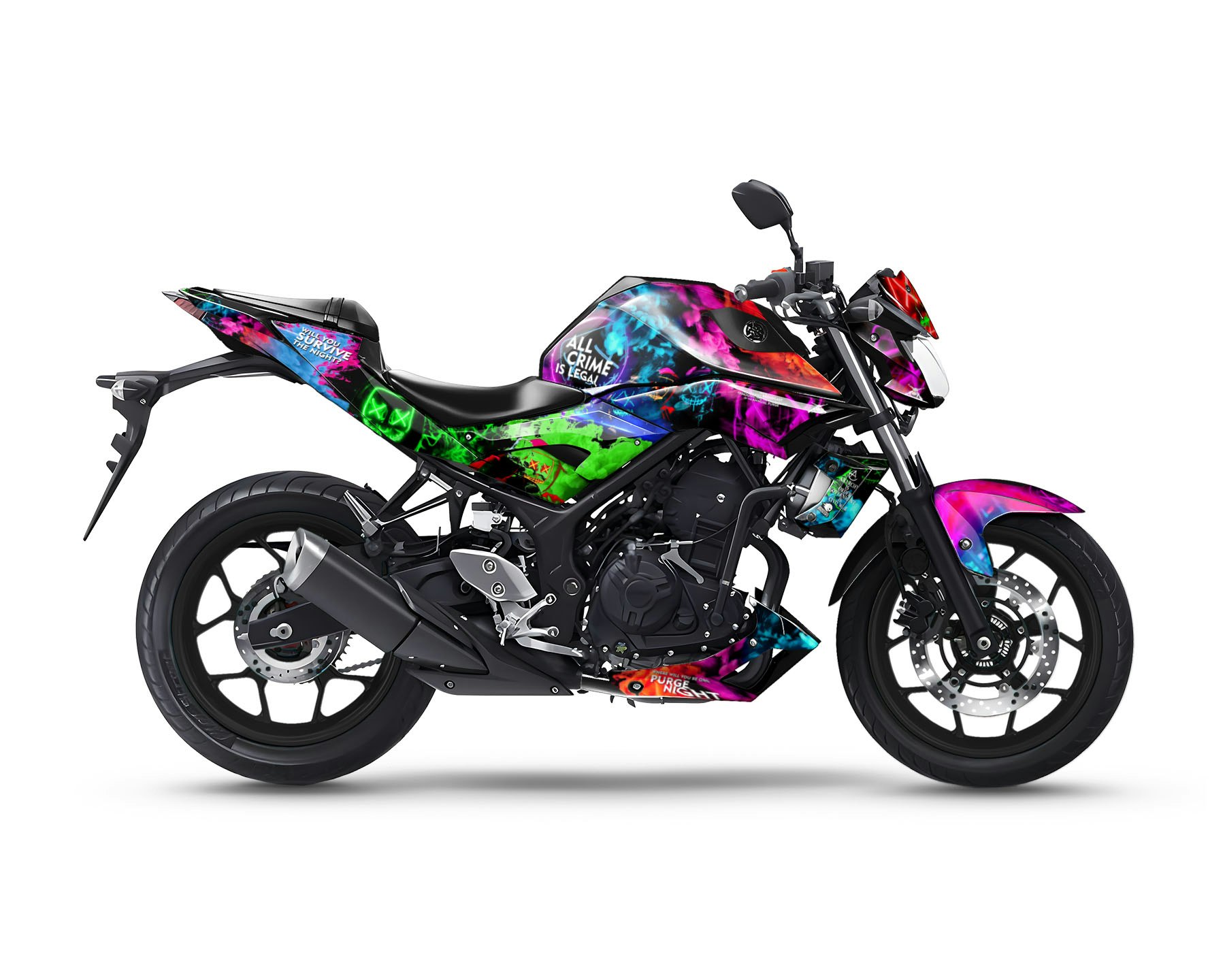 "Purge" Kit de gráficos - Se adapta a Yamaha MT-03 2015-2023