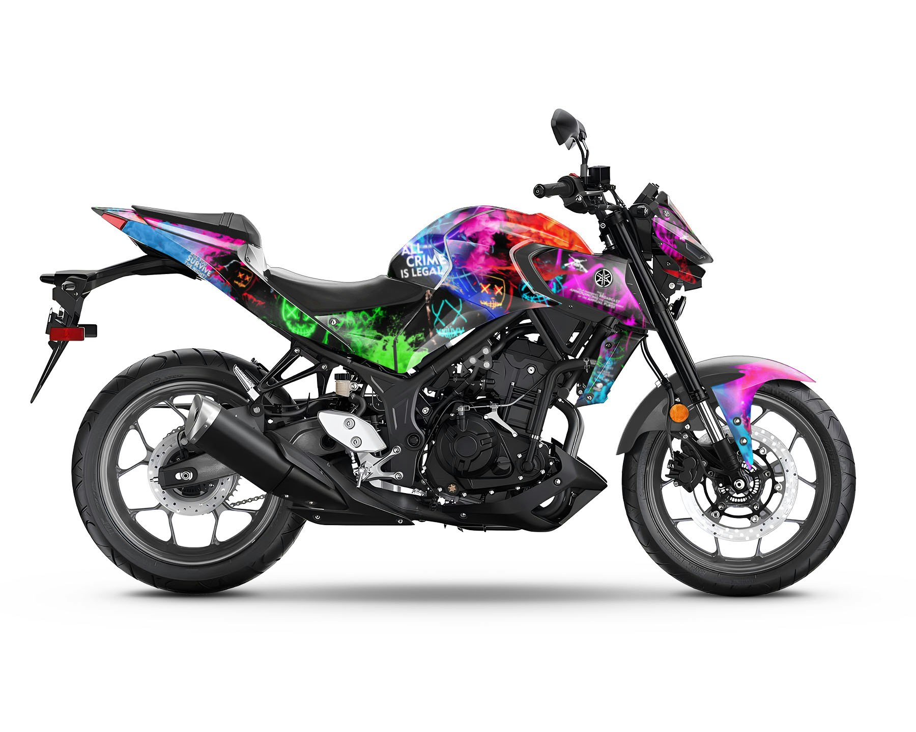 "Purge" Kit grafico - Adatto a Yamaha MT-03 2015-2023