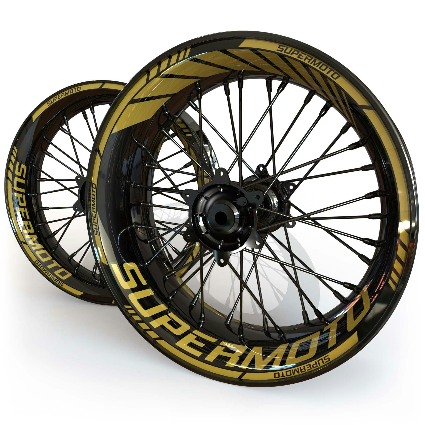 Supermoto Wheel Stickers - "Classic"