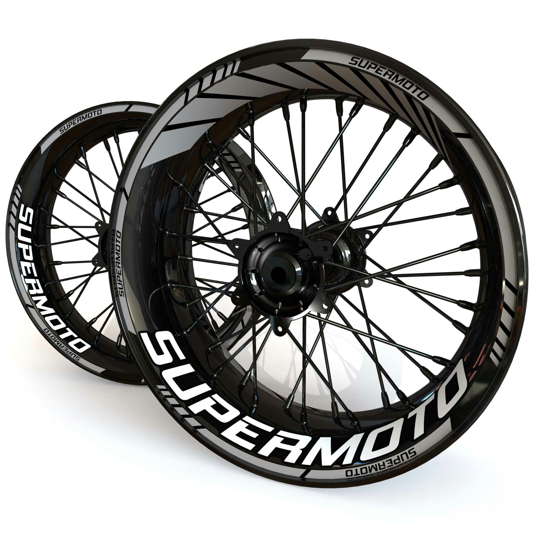 Supermoto Wheel Stickers - "Classic"