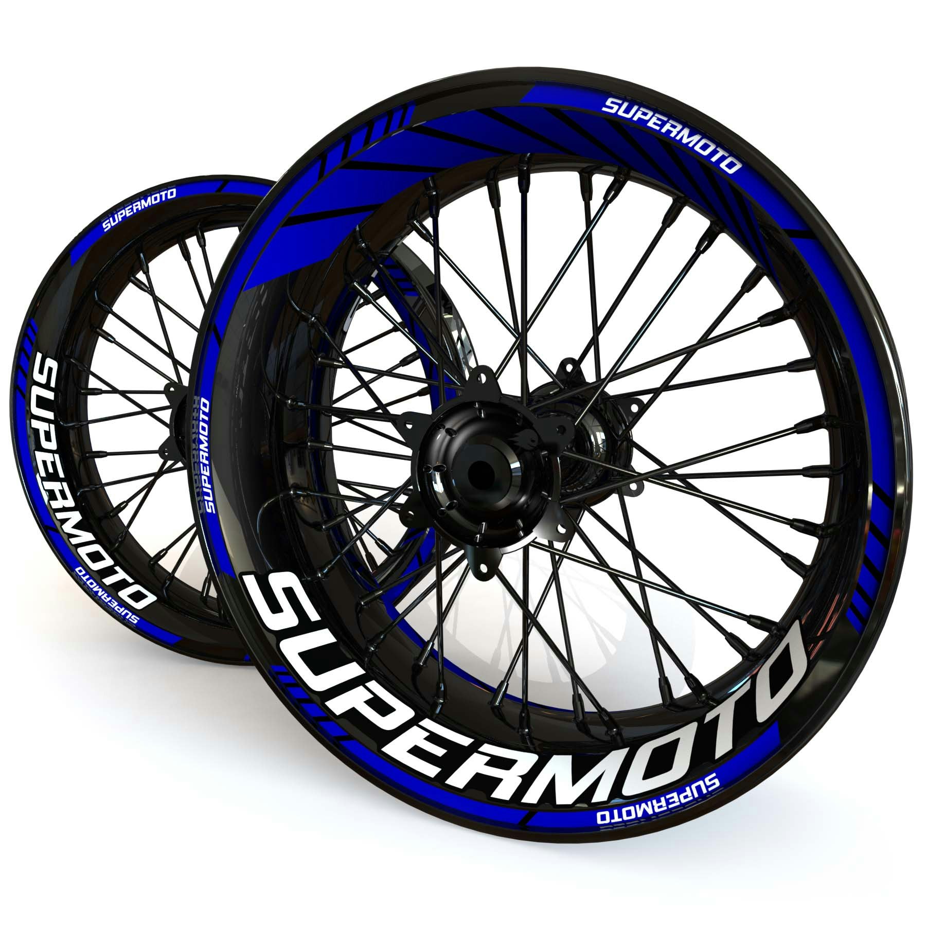 Supermoto Wheel Stickers - "Classic"