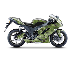 Graphics Kit "Camo" - Fits ZX-6R 2007-2008