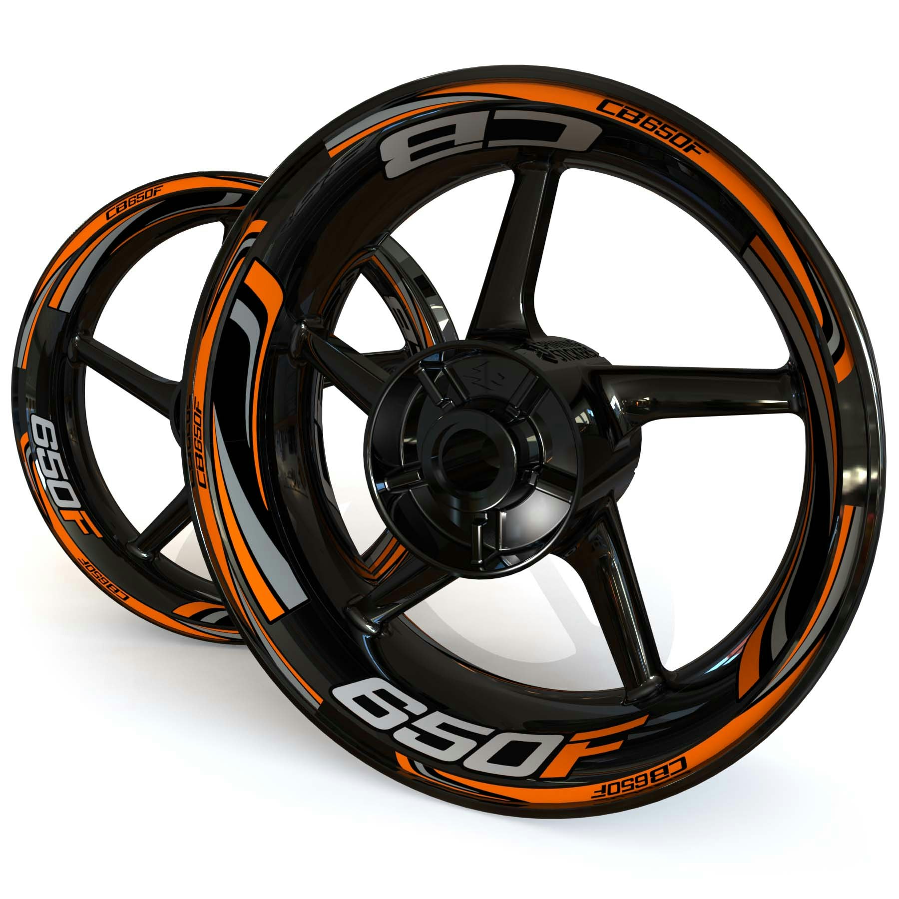 CB650F Wheel Stickers - "Wave"