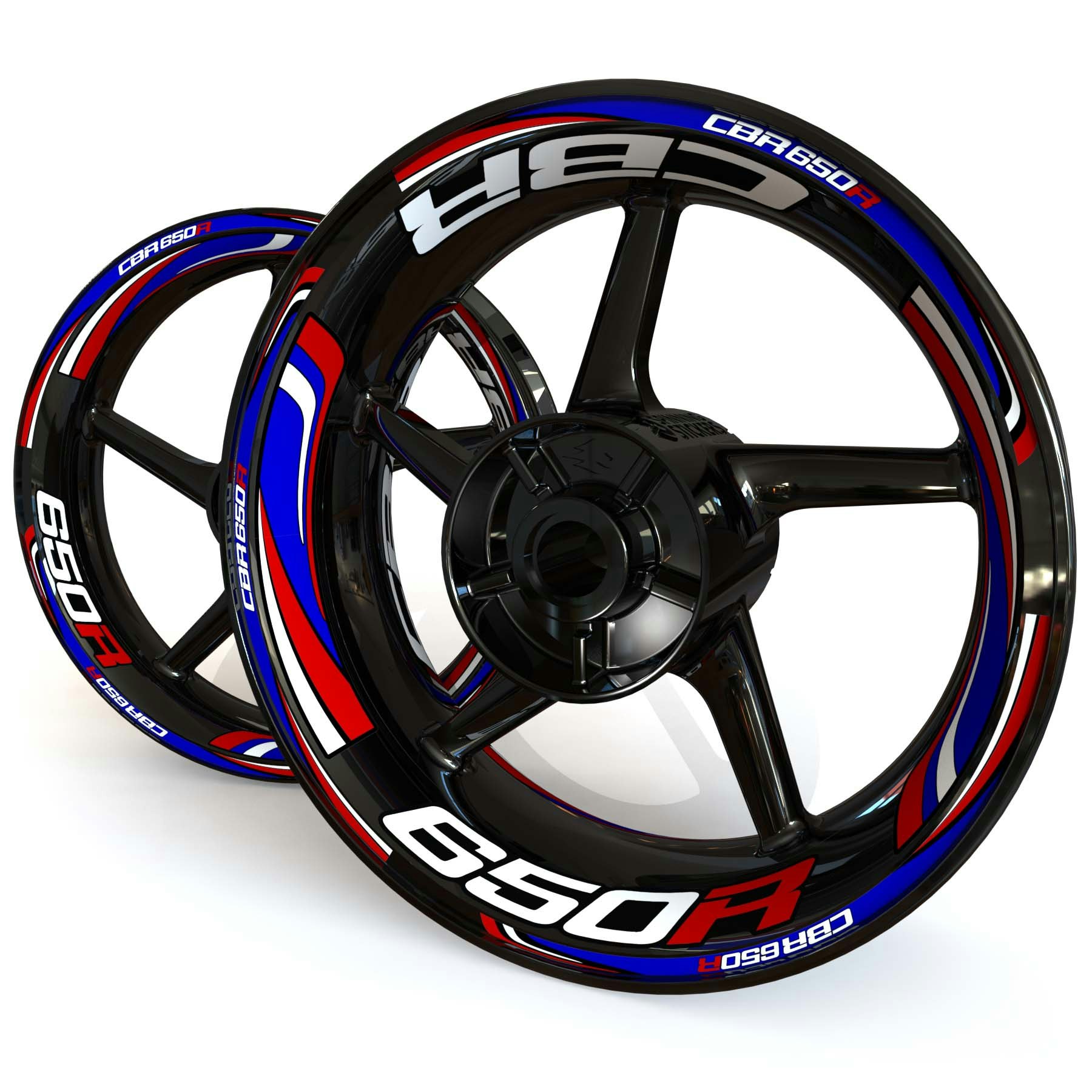 CBR650R Wheel Stickers - "Wave"