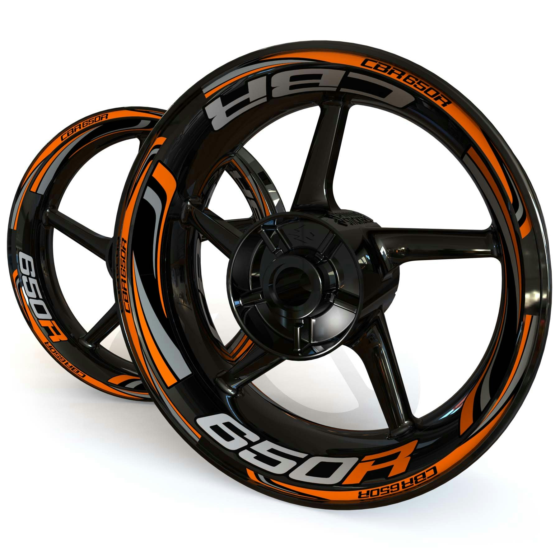 CBR650R Wheel Stickers - "Wave"