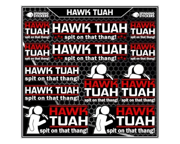 Hawk Tuah stickerset