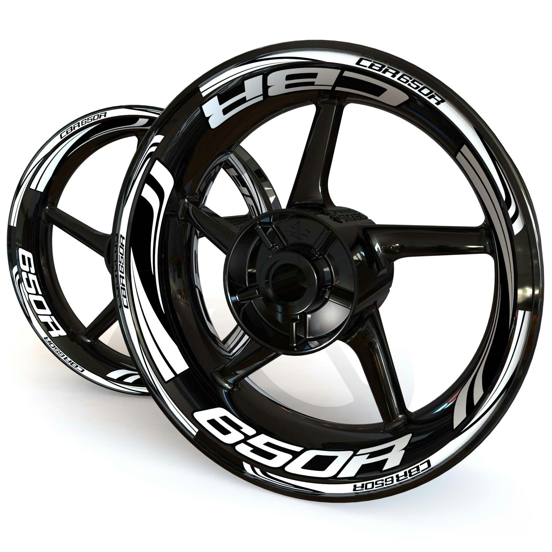 CBR650R Wheel Stickers - "Wave"