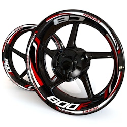 CB600F Wheel Stickers - "Wave"