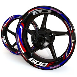 CB600F Wheel Stickers - "Wave"