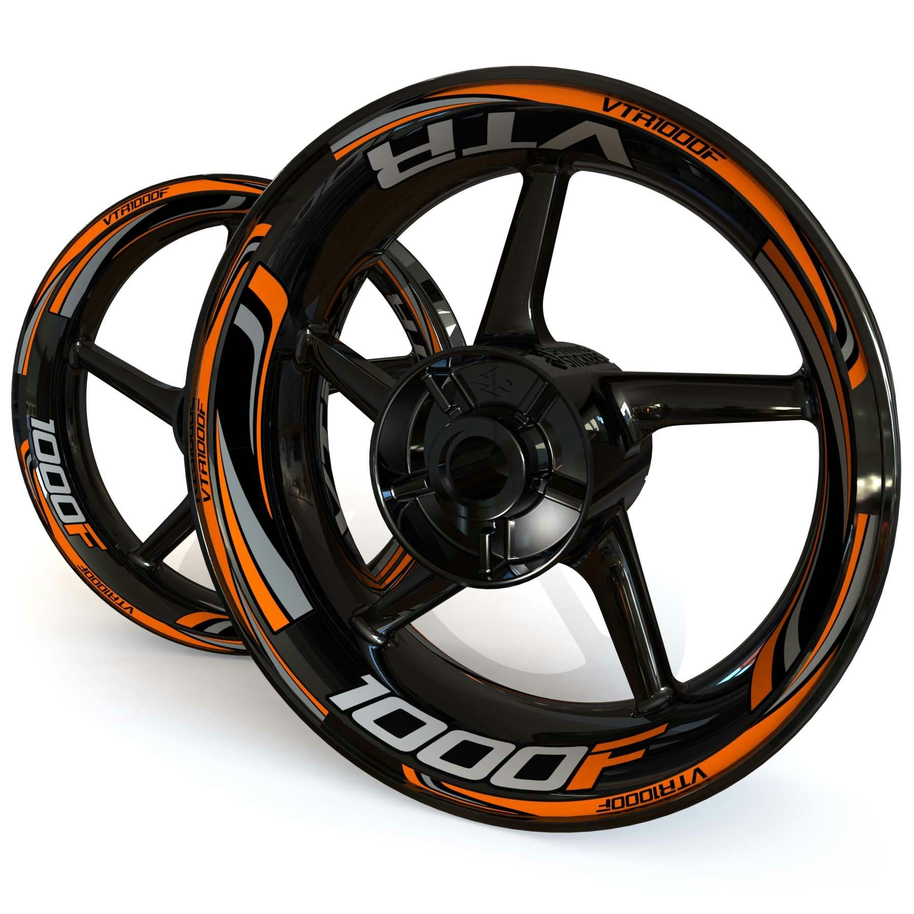 VTR1000F Wheel Stickers - "Wave"