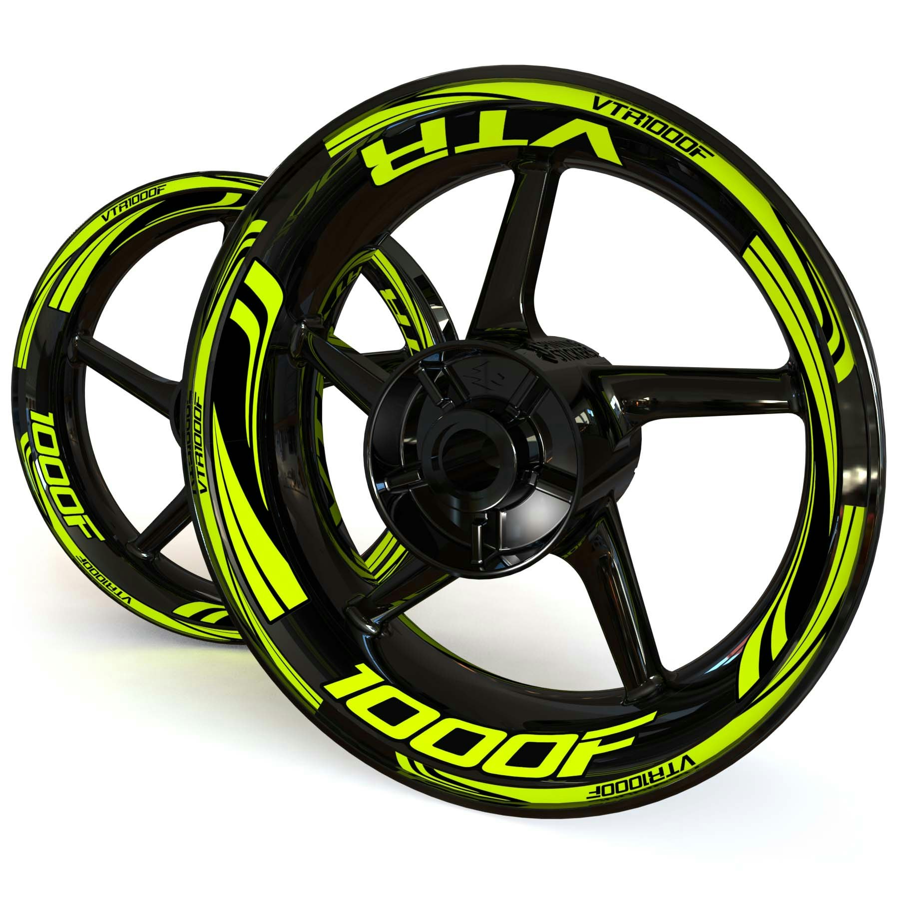 VTR1000F Wheel Stickers - "Wave"