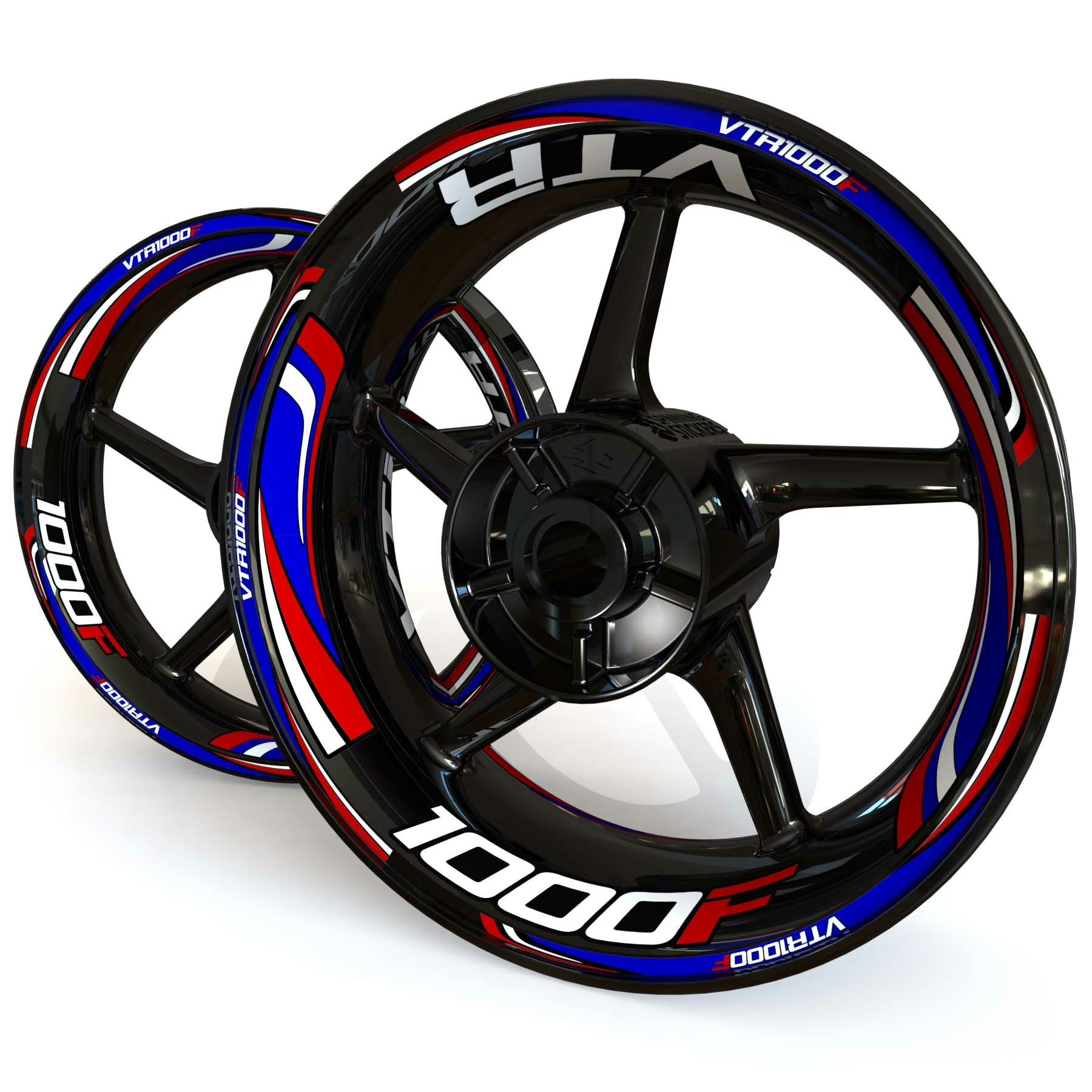 VTR1000F Wheel Stickers - "Wave"