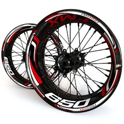 FMX650 Wheel Stickers - "Wave"