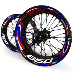 FMX650 Wheel Stickers - "Wave"