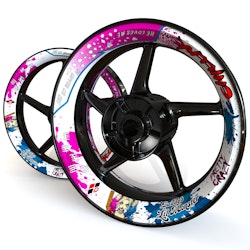 "Harley Quinn" Wheel Stickers