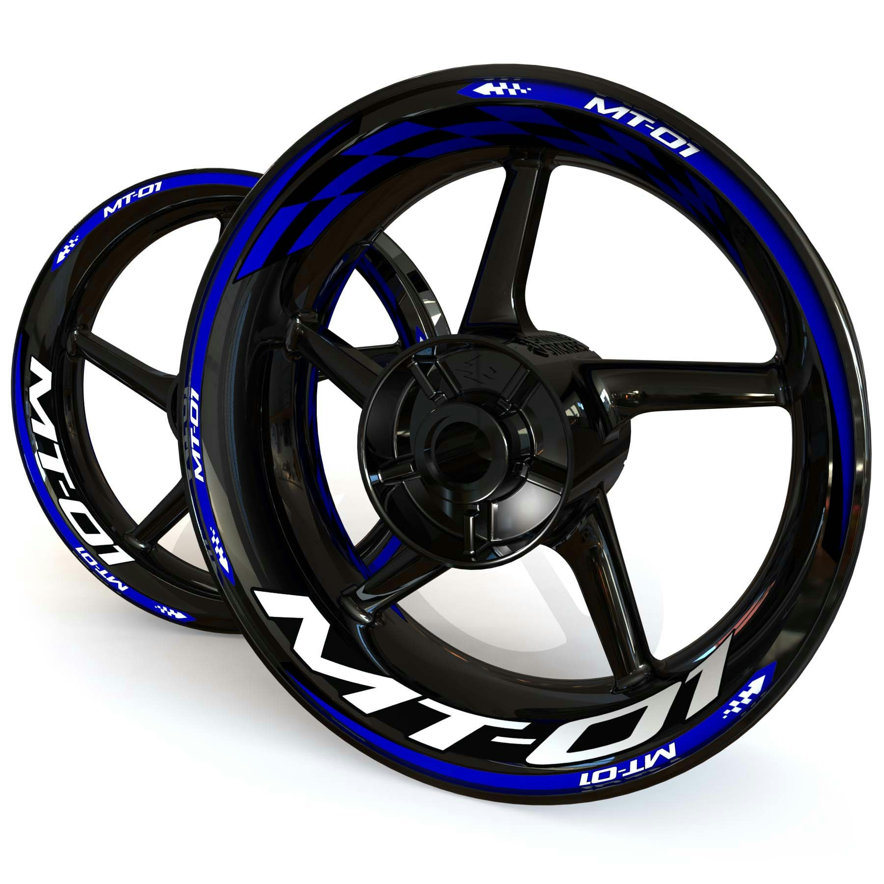 MT-01 Wheel Stickers - "Checker"