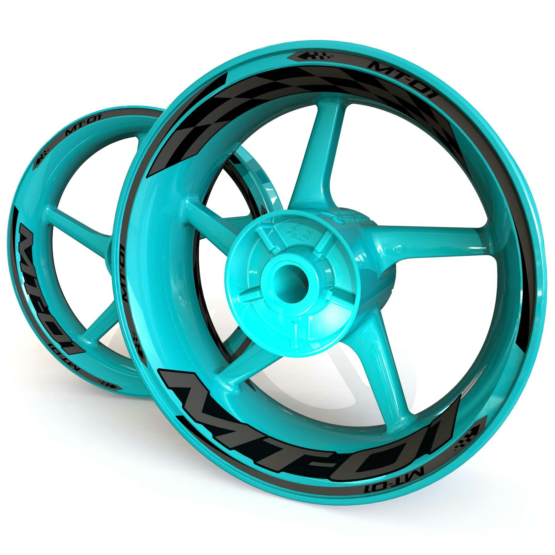 MT-01 Wheel Stickers - "Checker"