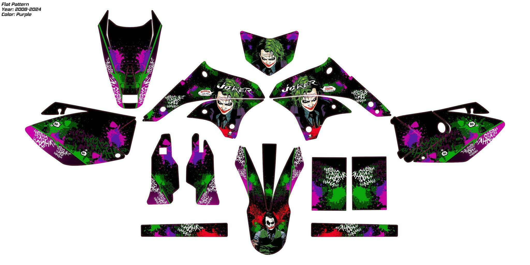 "Joker" Graphics - Fits KLX 450R