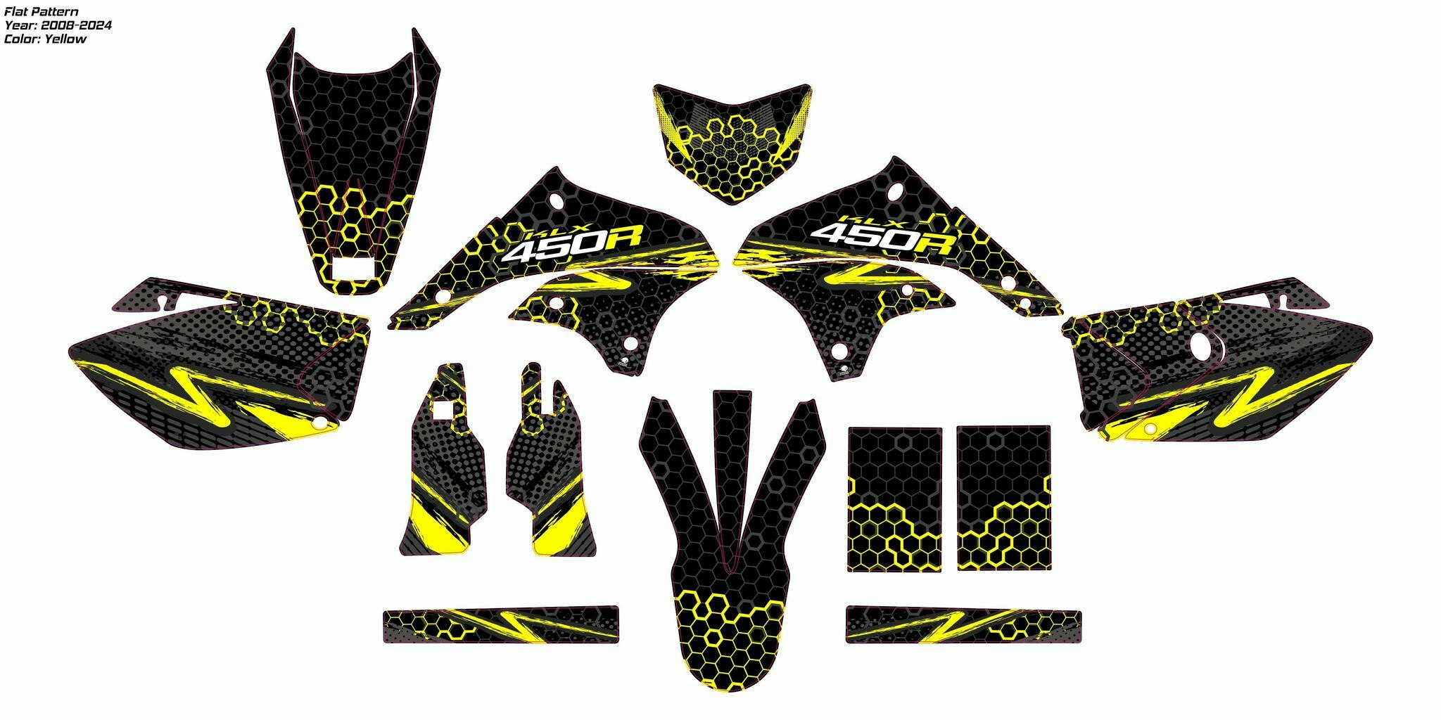 "Barricade" Graphics - Fits KLX 450R