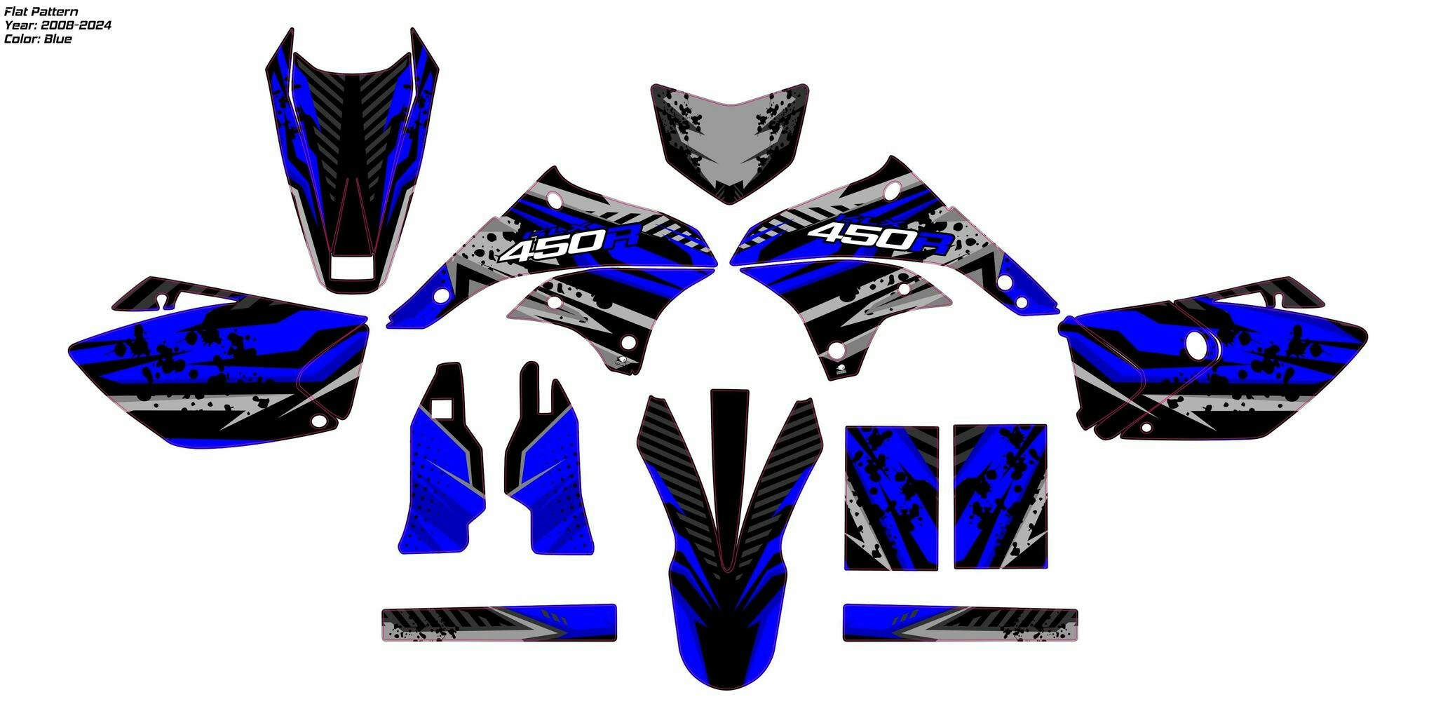 "Barricade" Motocross Graphics - Design on Demand
