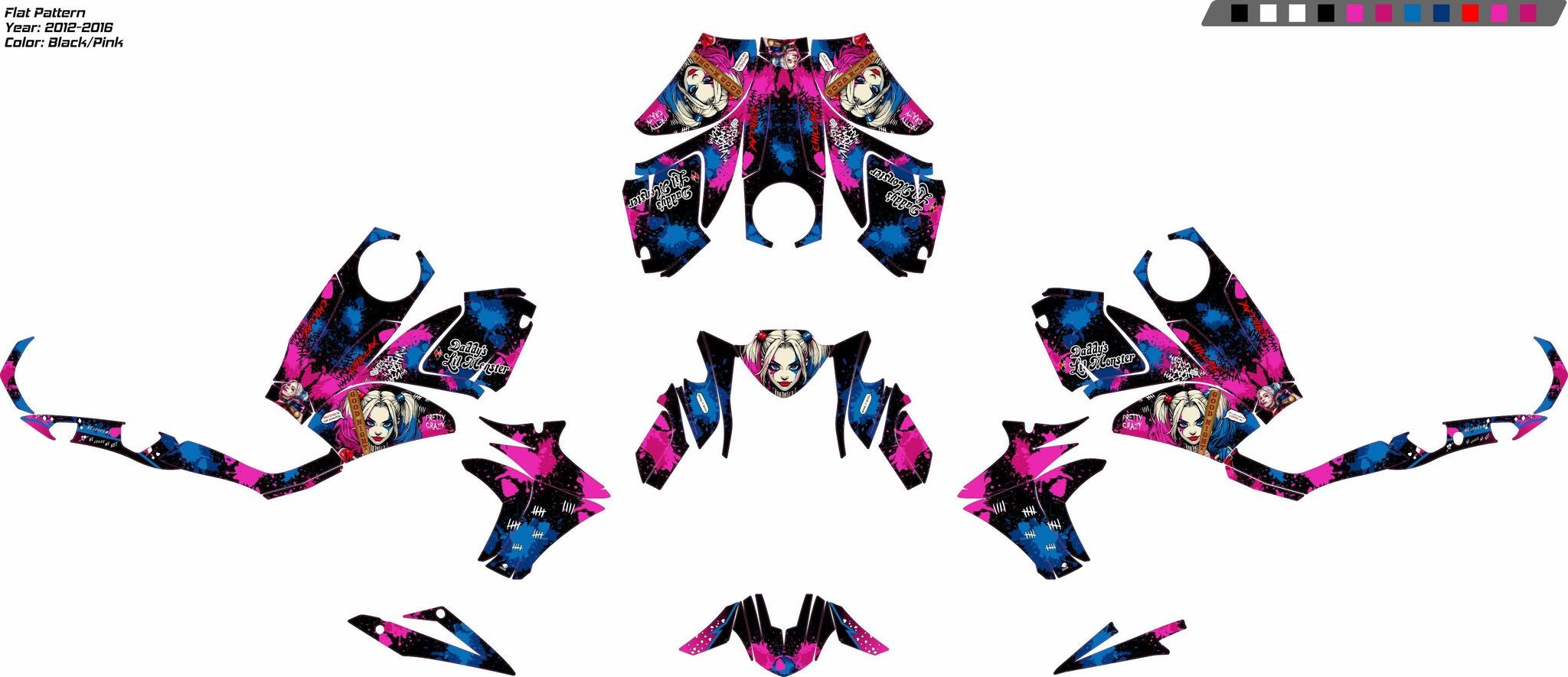 Graphics "Harley Quinn" - Fits ER-6n
