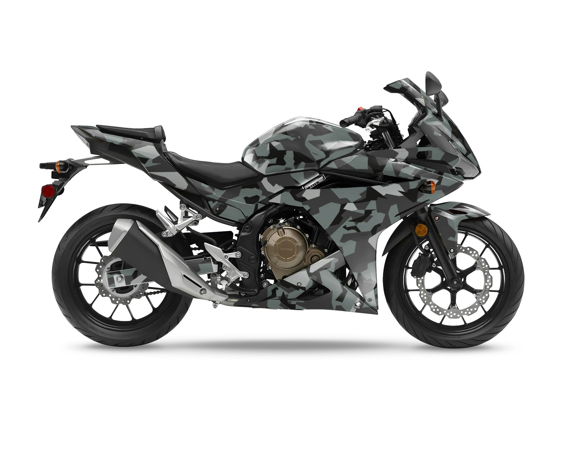 Honda CBR500R Graphics - "Camo"