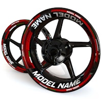 "Model Name" Wheel Stickers - "Fade"