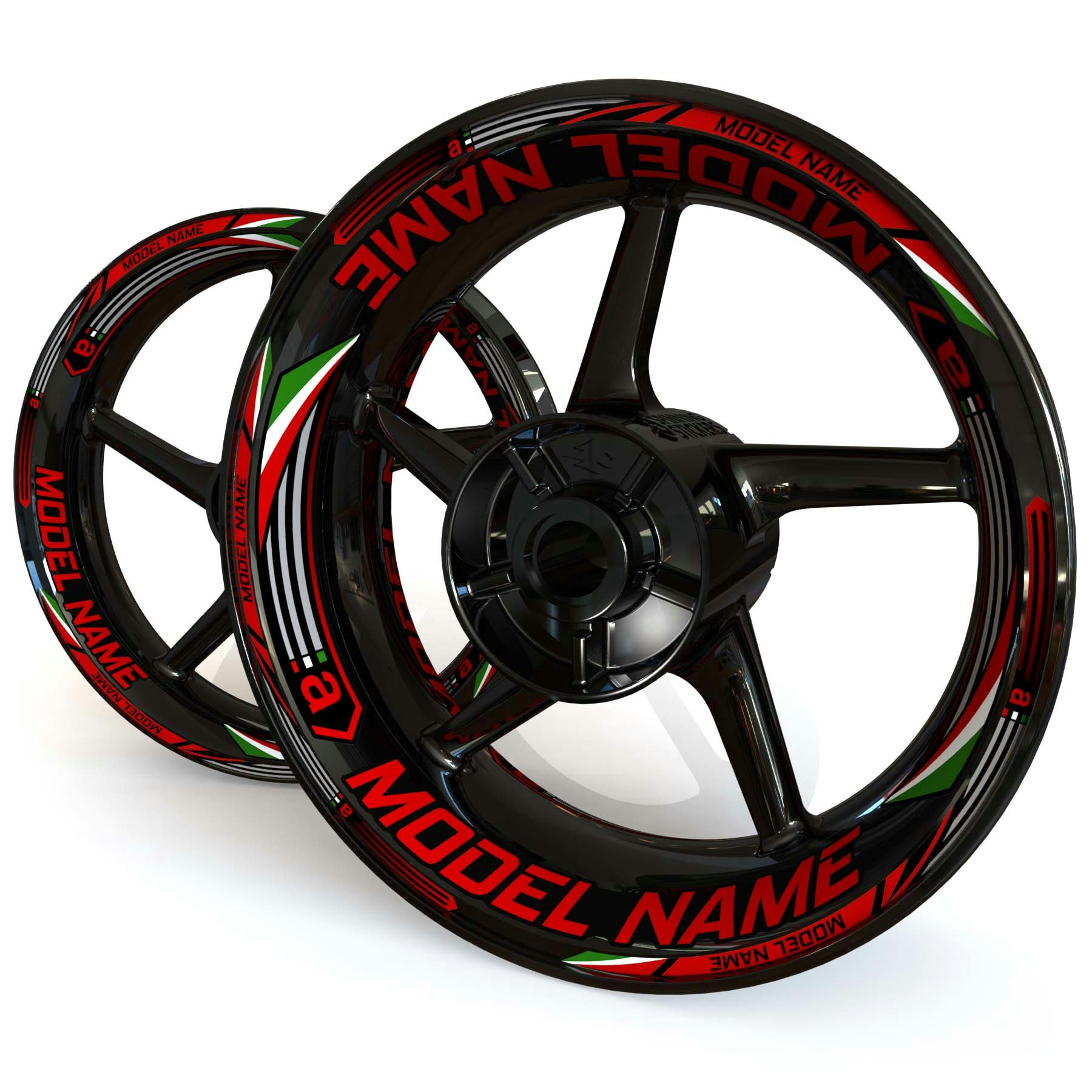 "Model Name" Wheel Stickers - "Venice"
