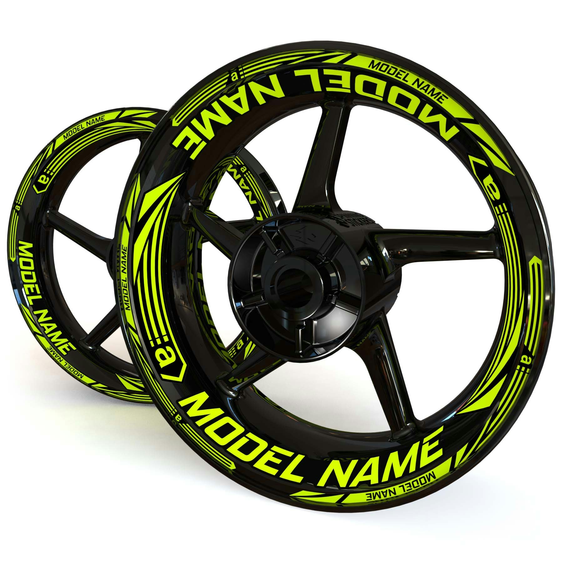"Model Name" Wheel Stickers - "Venice"