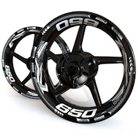 Wheel Stickers - Fits Versys 650 - "Grid"