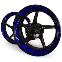 Wheel Stickers - Fits ZX-10R - "Grid"