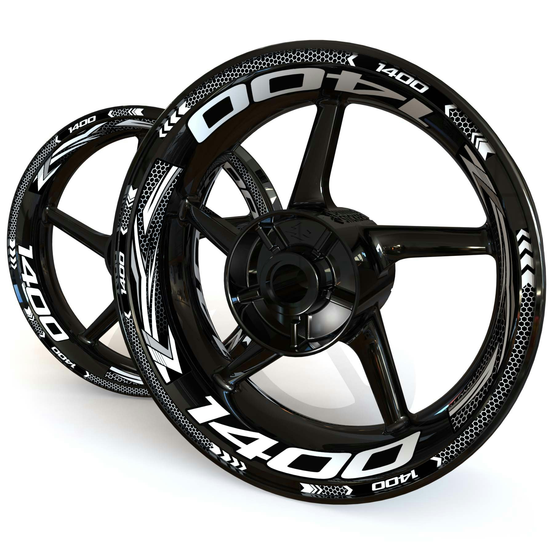 Wheel Stickers - Fits ZX-14R - 