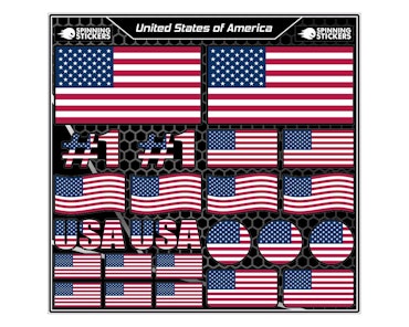 Vlaggen stickerset