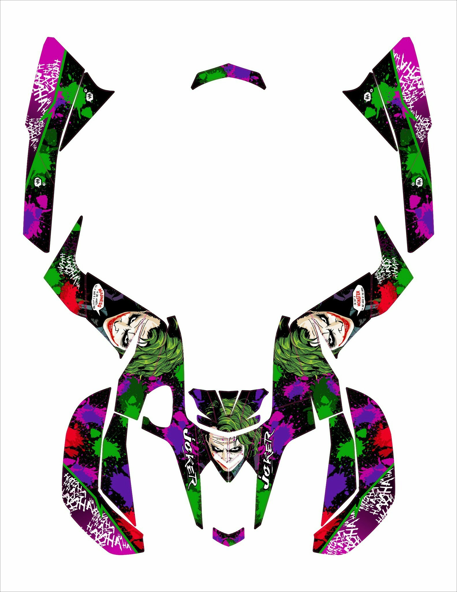 Kymco Maxxer 300 Graphics - "Joker"