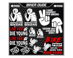 Biker Dude sticker kit